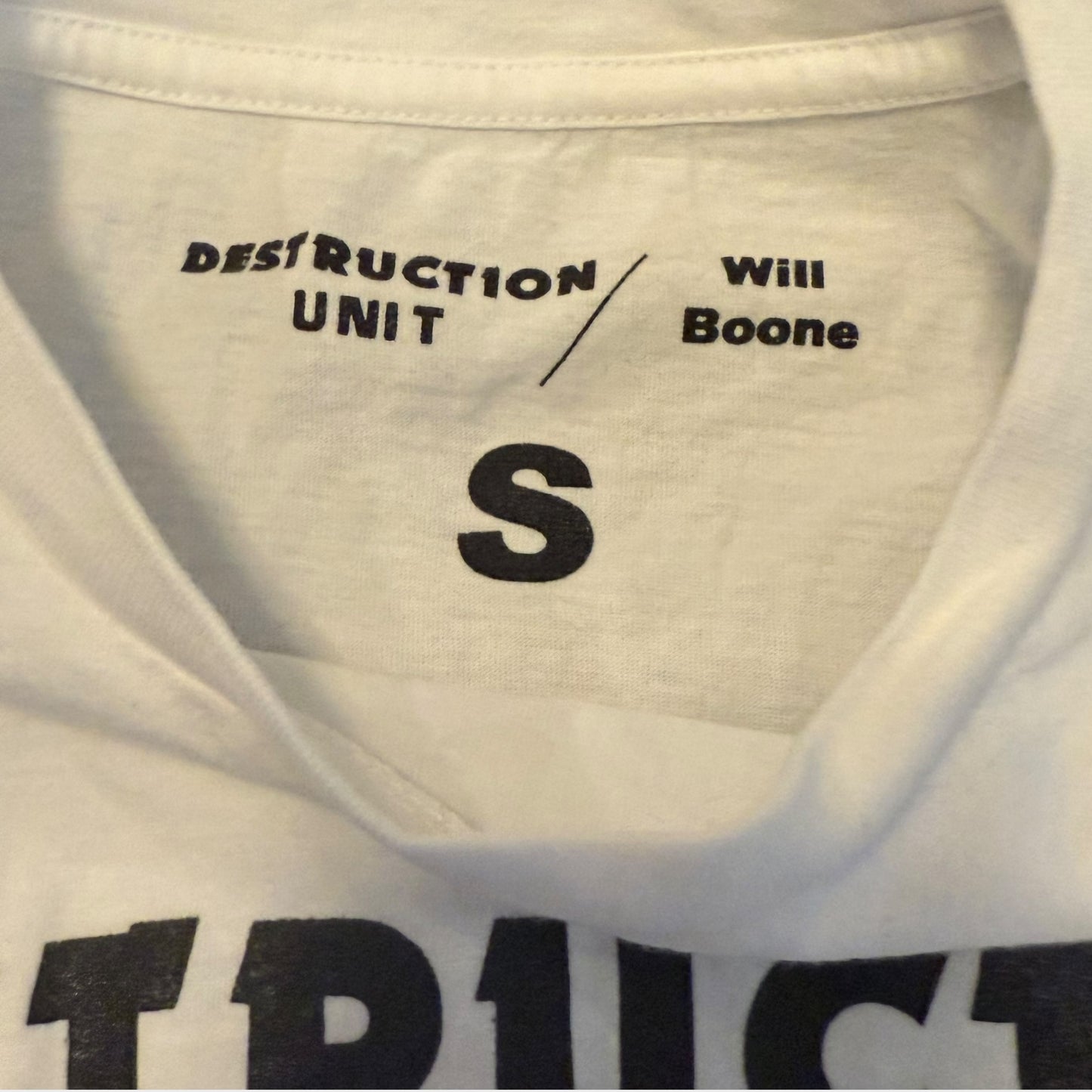 Destruction Unit Band 7 Unit White T-Shirt Size S