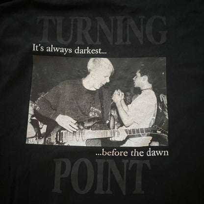 Turning Point Band It's Always Darkest Before The Dawn Long Sleeve Black T-Shirt Size XL