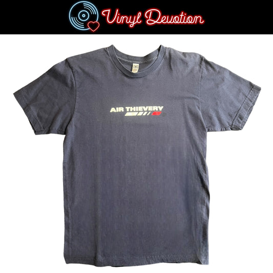 Thievery Corporation Band Air Thievery Dark Blue T-Shirt Size M