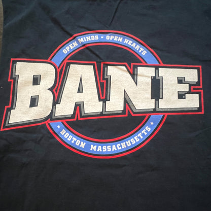 Bane Band Open Minds Open Hearts Vintage T-Shirt Size XXL Cut Sleeves