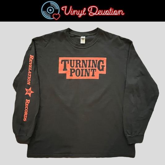 Turning Point Band Revelation Records Long Sleeve Black T-Shirt Size XL