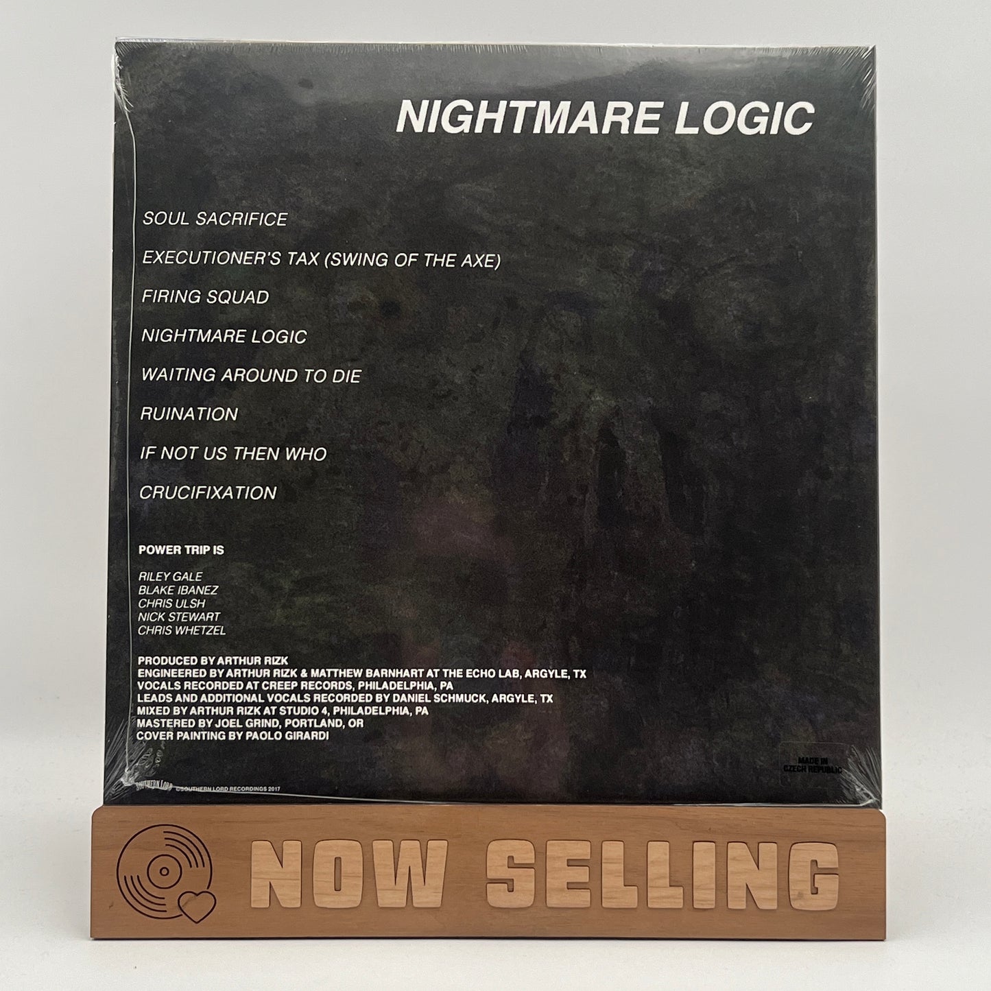 Power Trip - Nightmare Logic Vinyl LP Blue w/ Red Splatter SEALED