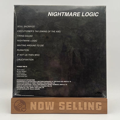 Power Trip - Nightmare Logic Vinyl LP Blue w/ Red Splatter SEALED