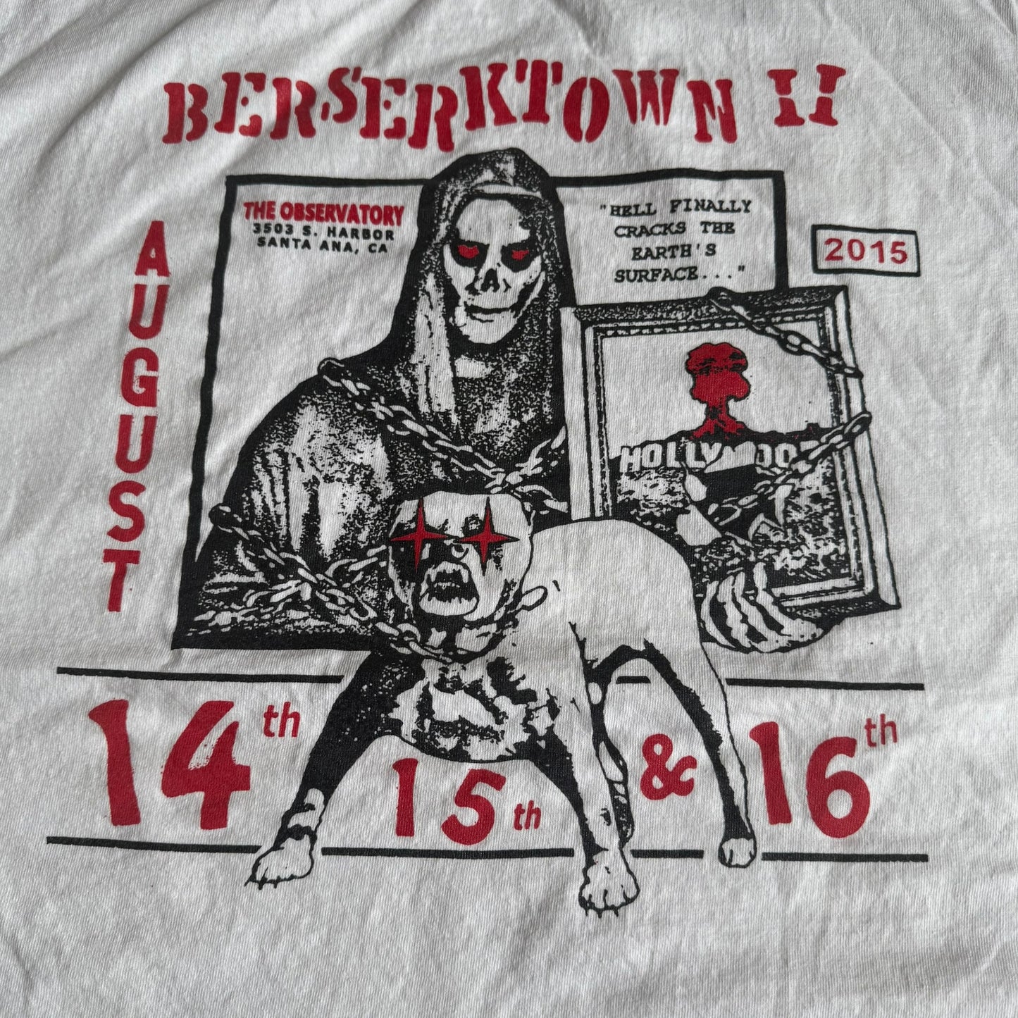 Berserkertown II Music Festival Shirt Size XXL