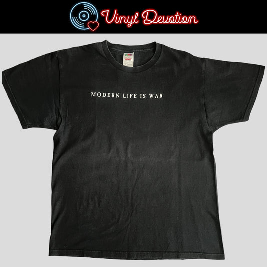 Modern Life is War Band Don De Grazia American Skin T-Shirt Size L