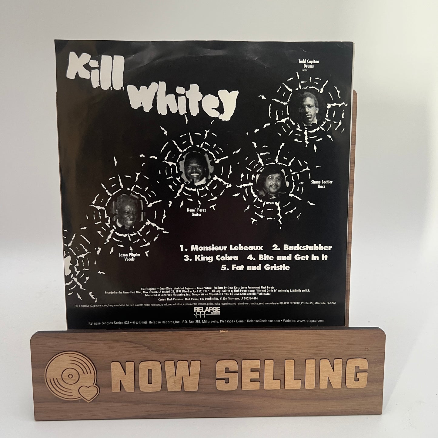 Flesh Parade - Kill Whitey Vinyl 7" Gray Marbled