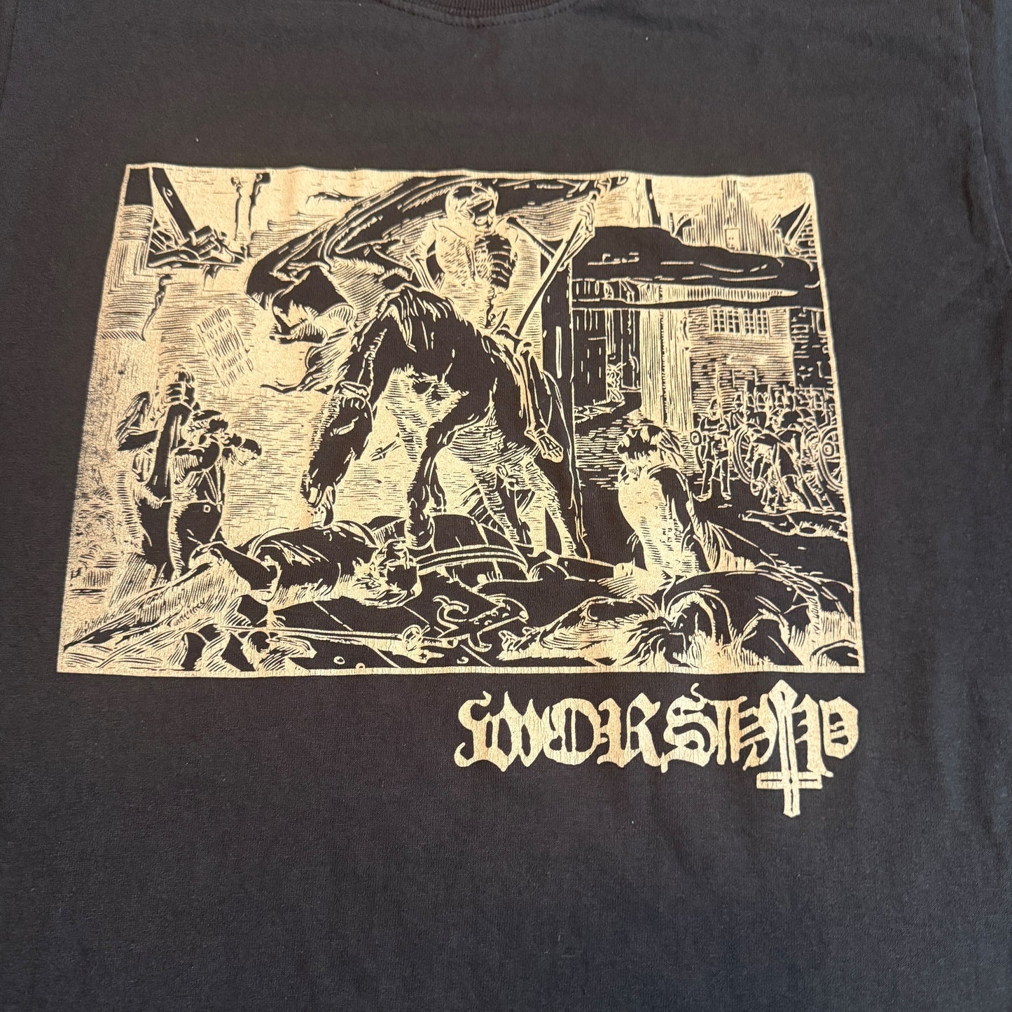 Worship Band T-Shirt Size S Doom Sludge