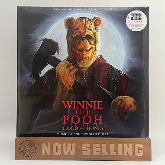 Winnie The Pooh Blood And Honey Soundtrack Vinyl LP Red / Yellow Split SEALED