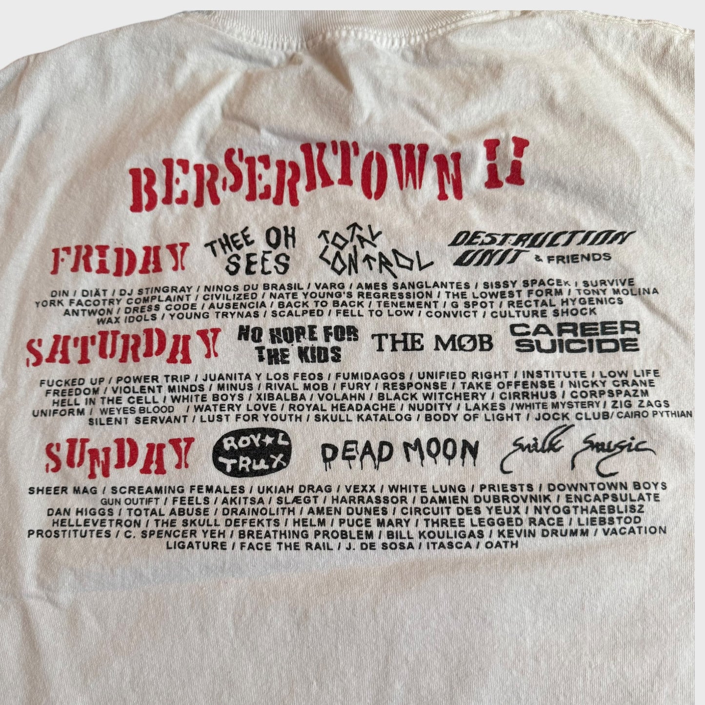 Berserkertown II Music Festival Shirt Size M