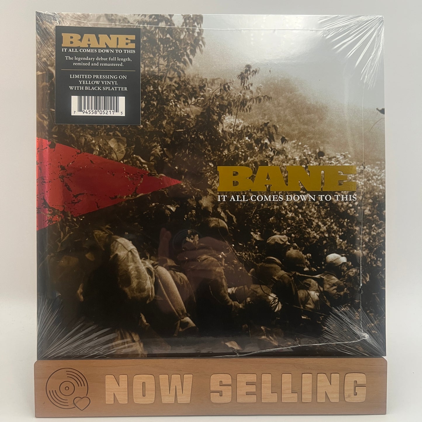 Bane - It All Comes Down To This Vinyl LP Reissue Yellow w/ Black Splatter SEALED