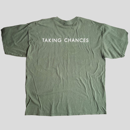 Celine Dion 2008 / 2009 Tour / Taking Chances Dark Green T-Shirt Size XL