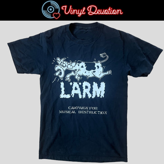 Lärm Band Campaign For Musical Destruction Vintage T-Shirt Size S Larm