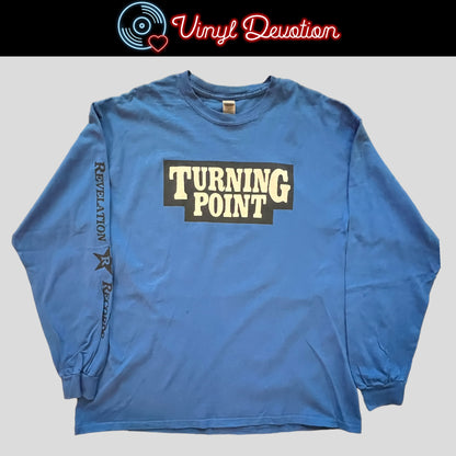 Turning Point Band Revelation Records Long Sleeve Blue T-Shirt Size XL