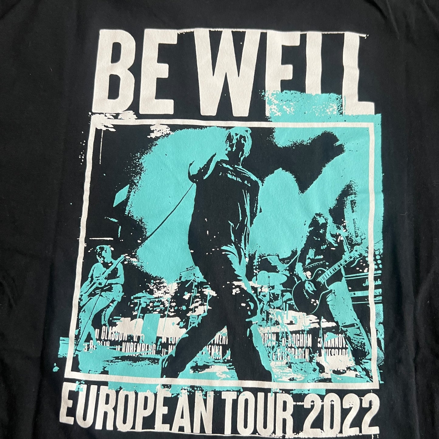 Be Well Band European Tour 2022 Long Sleeve T-Shirt Size XL