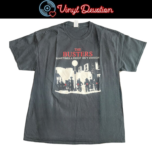 The Busters Band Sometimes A Priest Isn't Enough T-Shirt Size XL