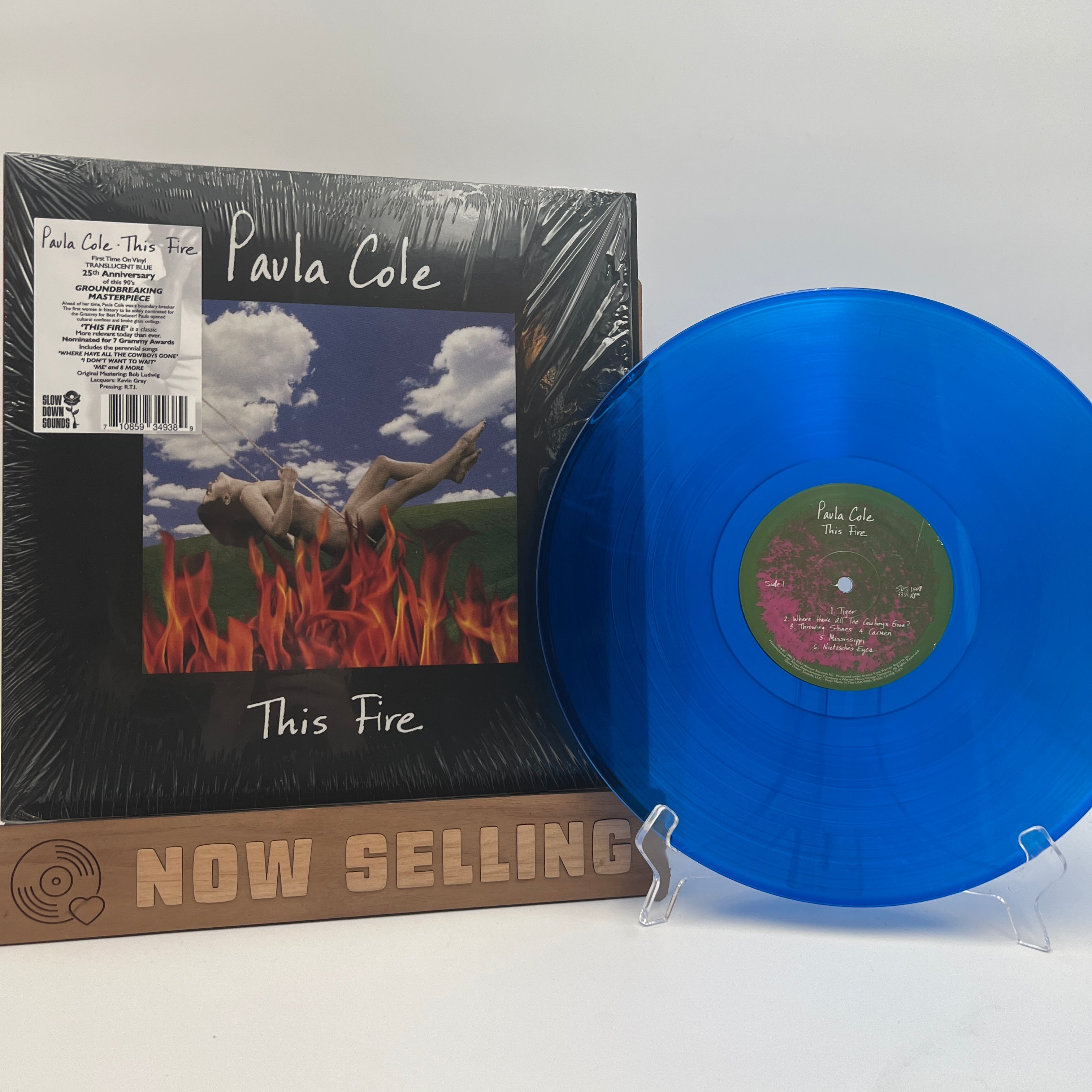 Paula Cole - This Fire Vinyl LP Reissue Blue Translucent – Vinyl