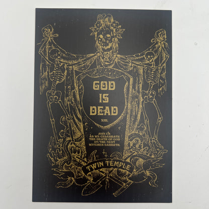 Twin Temple - God Is Dead Vinyl LP SEALED Original 1st Press Broken Glass w/ Funeral Card