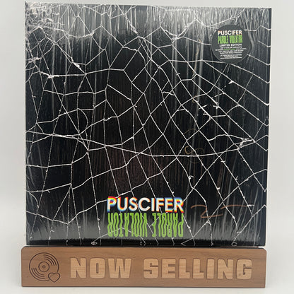 Puscifer - Parole Violator Vinyl LP Green Opaque Signed by Carina and Mat!