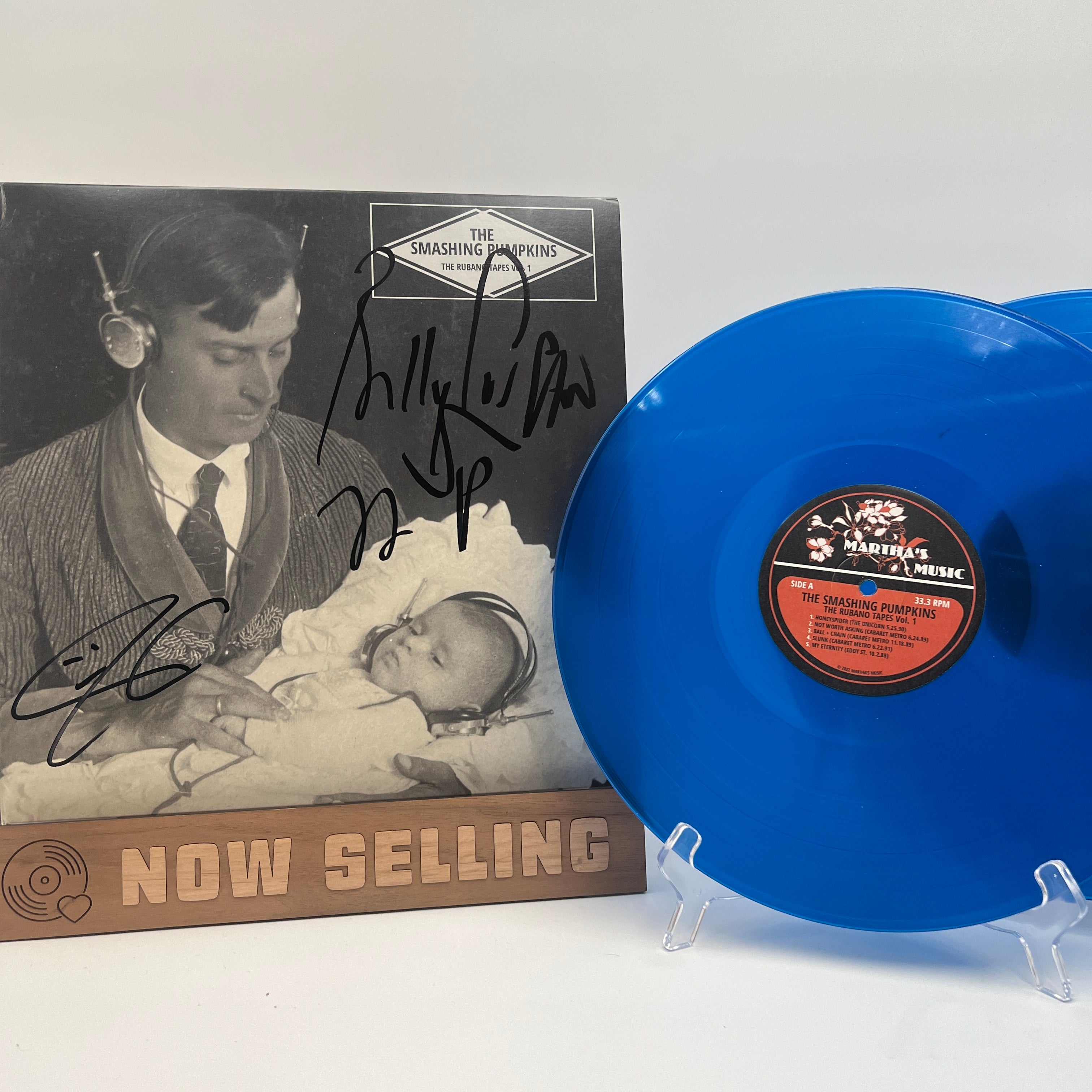 The Smashing Pumpkins - The Rubano Tapes Vol. 1 Vinyl LP Blue SIGNED