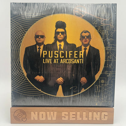 Puscifer - Live At Arcosanti Vinyl LP Black & Gold Signed By Carina and Mat!