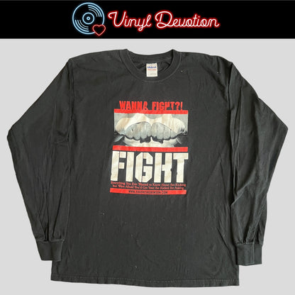 Eugene Robinson - Fight Book T-Shirt Long Sleeve Size L Oxbow Hydra Head