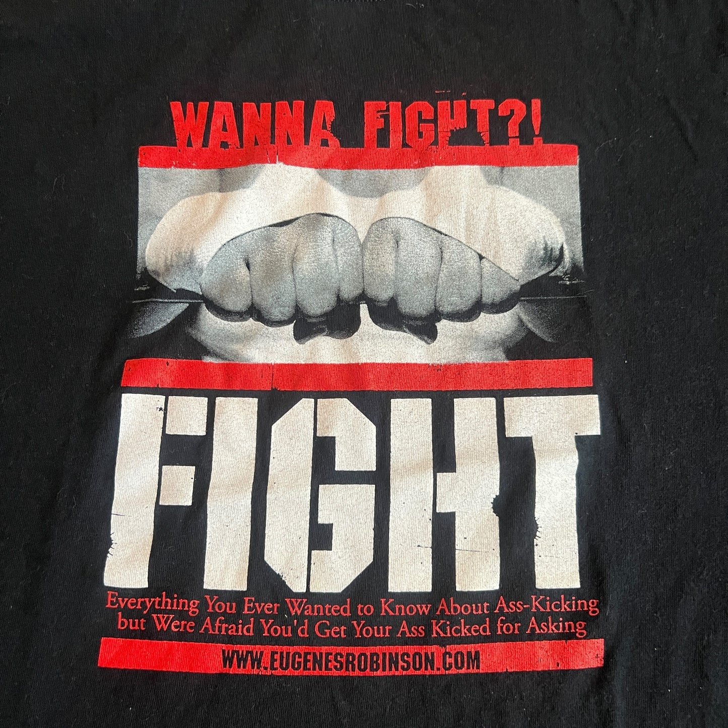 Eugene Robinson - Fight Book T-Shirt Long Sleeve Size L Oxbow Hydra Head