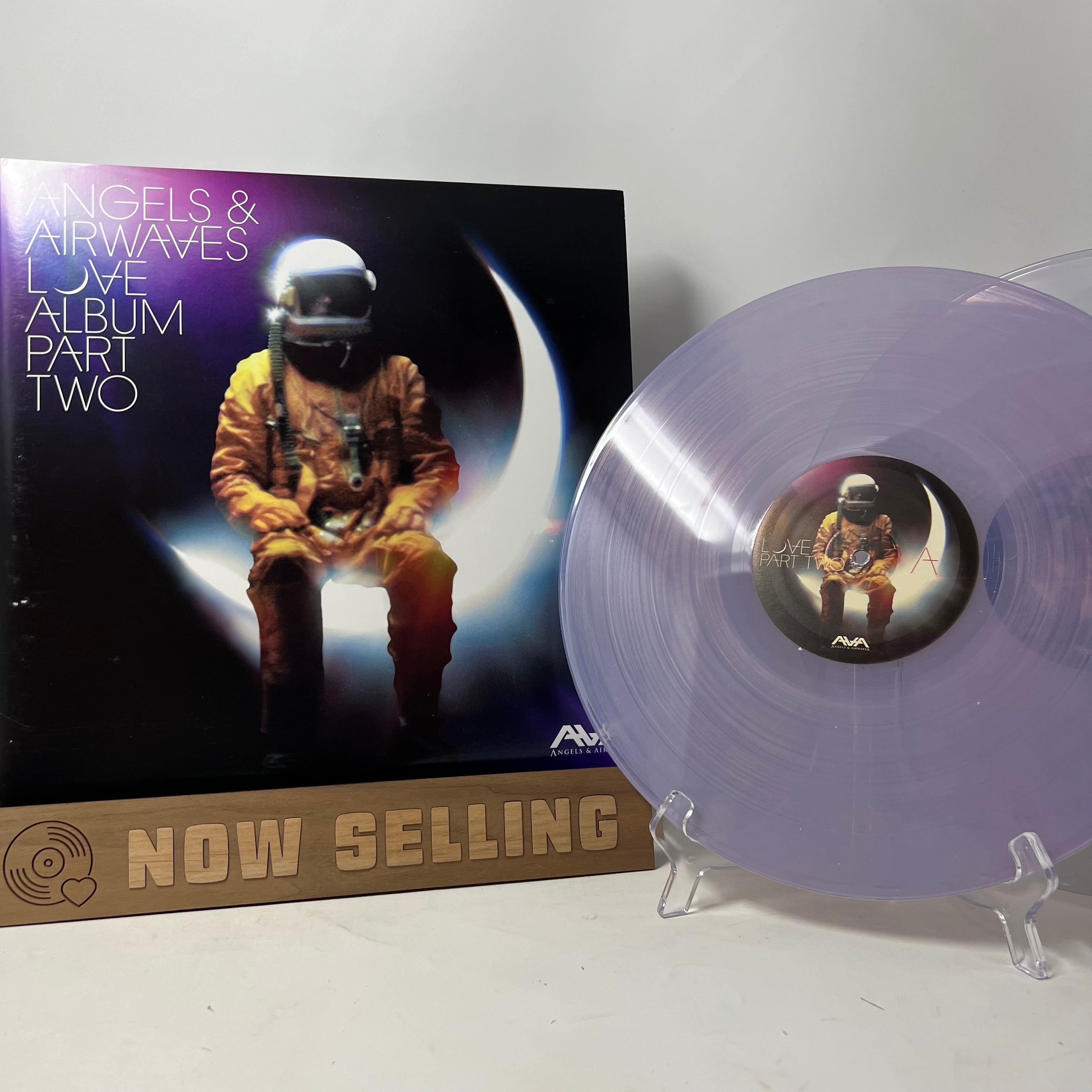 Angels & Airwaves - Love Album Parts One & Two Vinyl LP Green / Purple /500